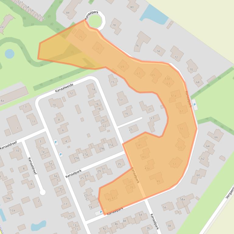 Kaart van postcodegebied 4553EB.