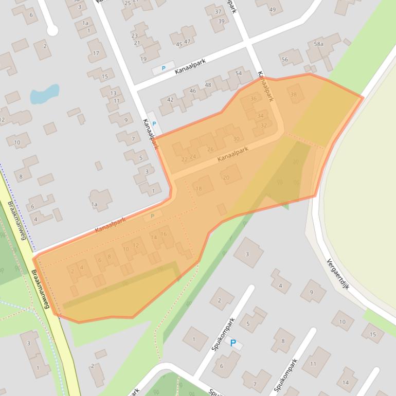 Kaart van postcodegebied 4553EC.