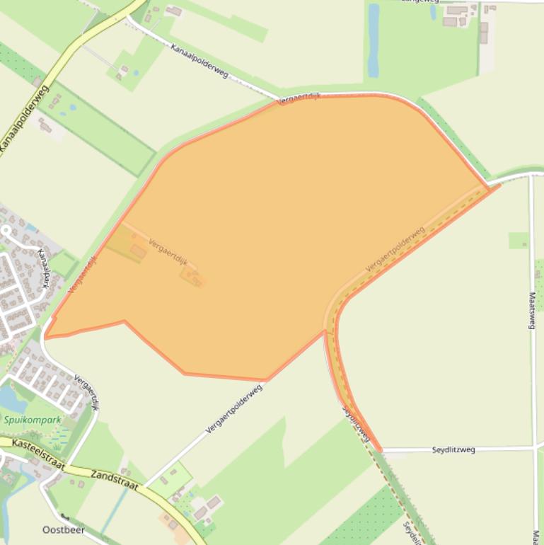 Kaart van postcodegebied 4553NL.