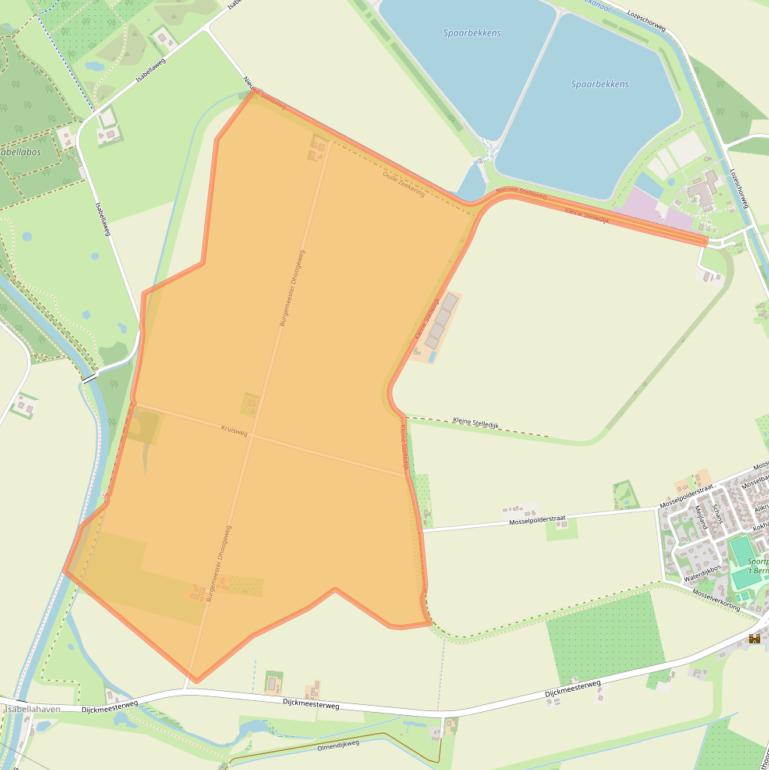 Kaart van postcodegebied 4553PP.