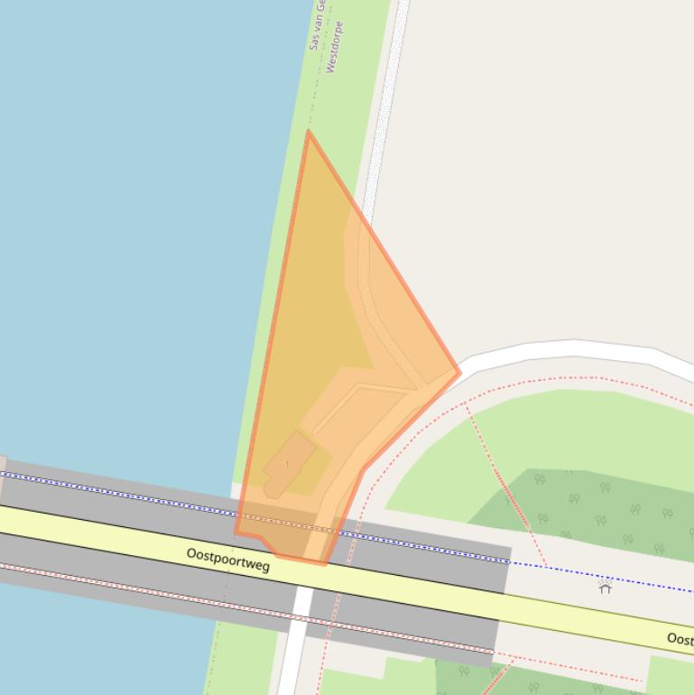 Kaart van postcodegebied 4554AA.