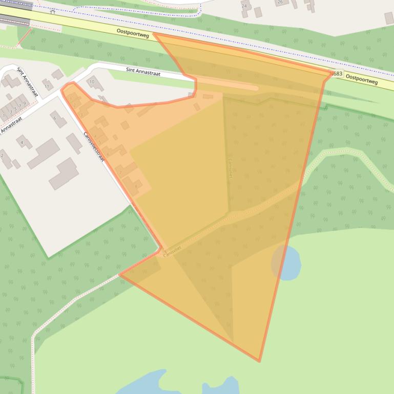 Kaart van postcodegebied 4554AC.