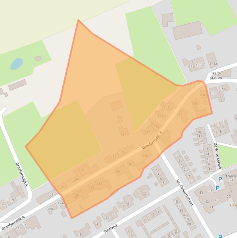 Kaart van postcodegebied 4554AK.