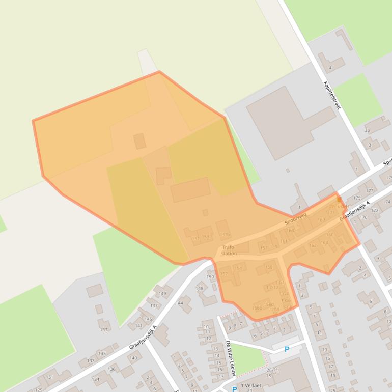 Kaart van postcodegebied 4554AL.