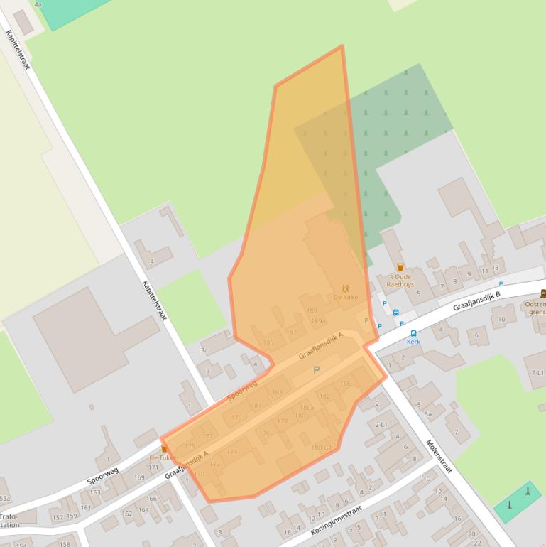 Kaart van postcodegebied 4554AM.