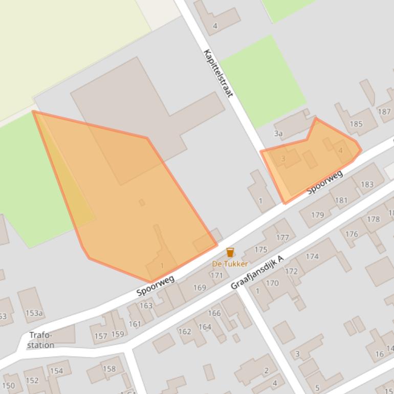 Kaart van postcodegebied 4554AN.