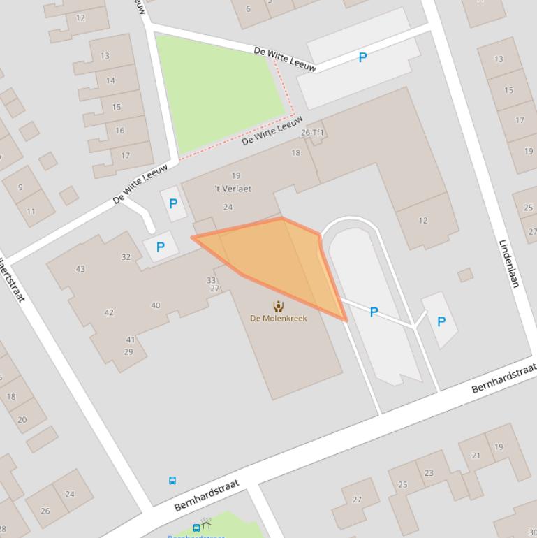 Kaart van postcodegebied 4554BE.