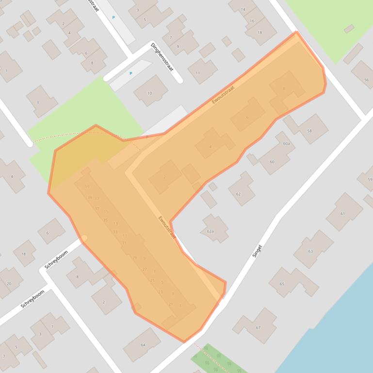 Kaart van postcodegebied 4554BP.