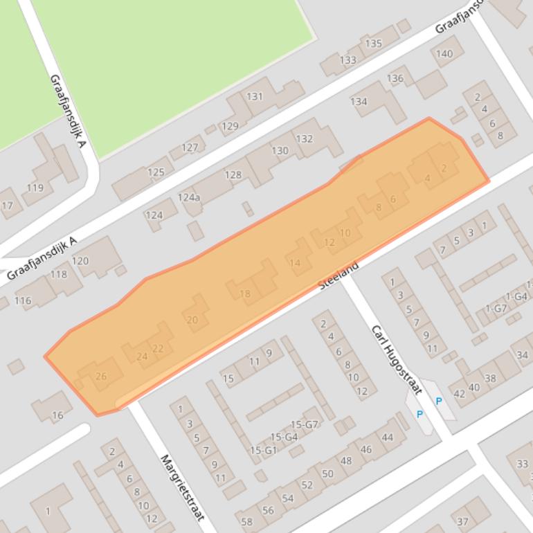 Kaart van postcodegebied 4554BS.