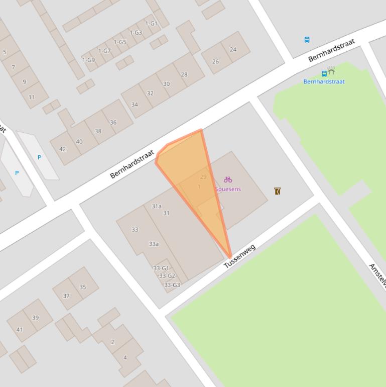 Kaart van postcodegebied 4554BX.