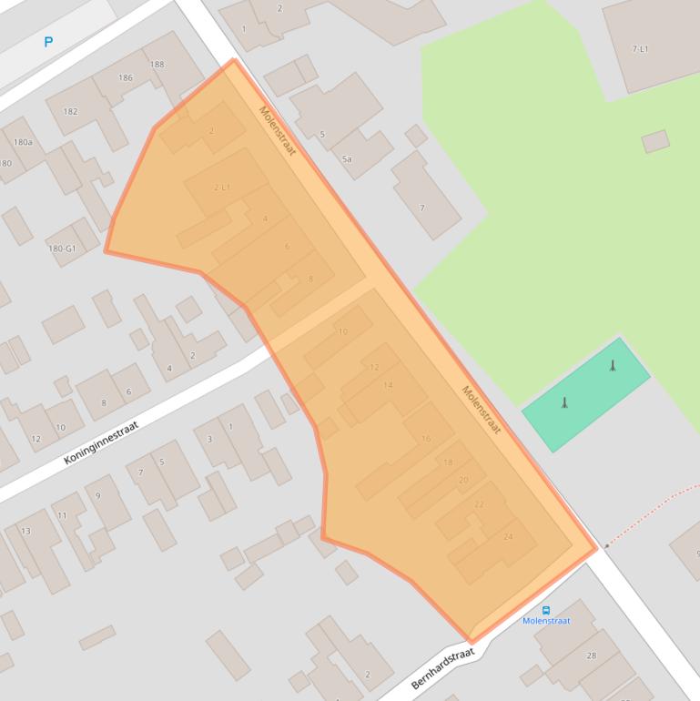 Kaart van postcodegebied 4554CG.