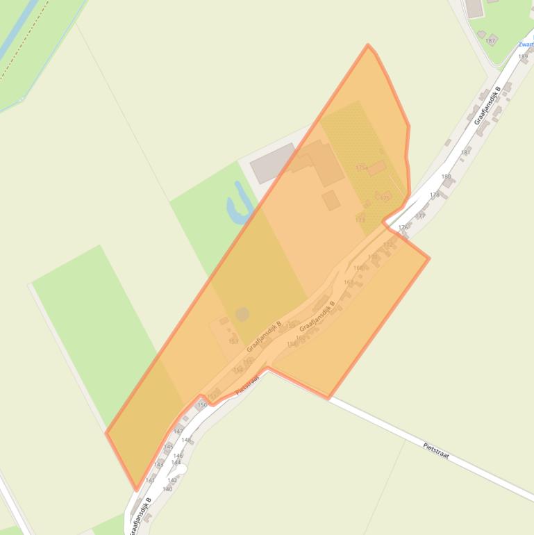 Kaart van postcodegebied 4554LD.