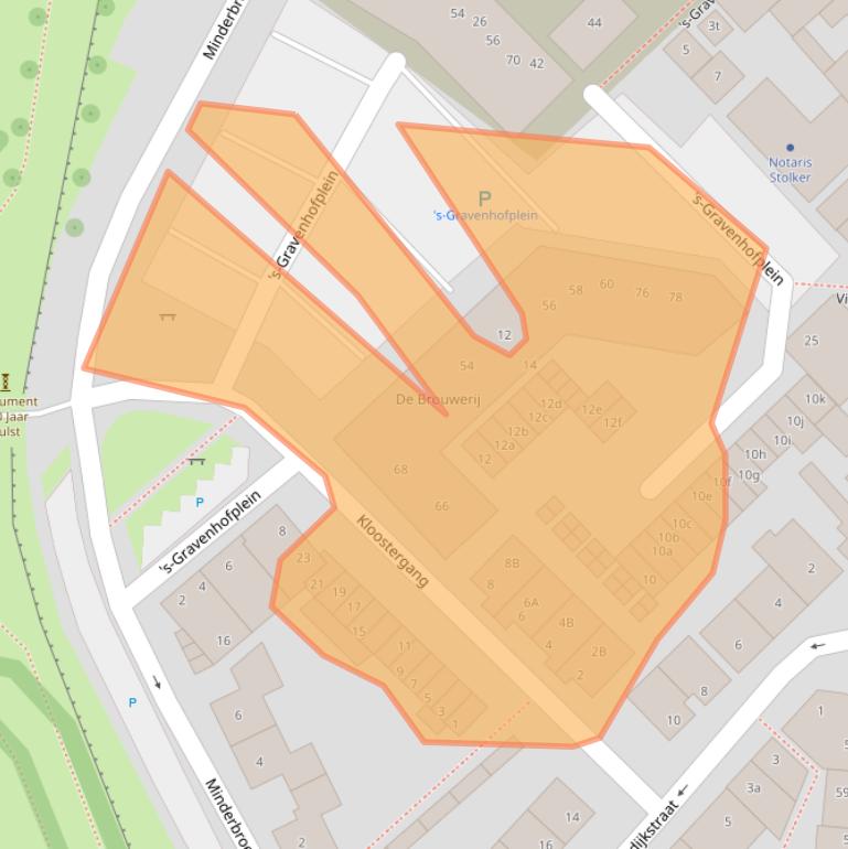 Kaart van postcodegebied 4561AH.