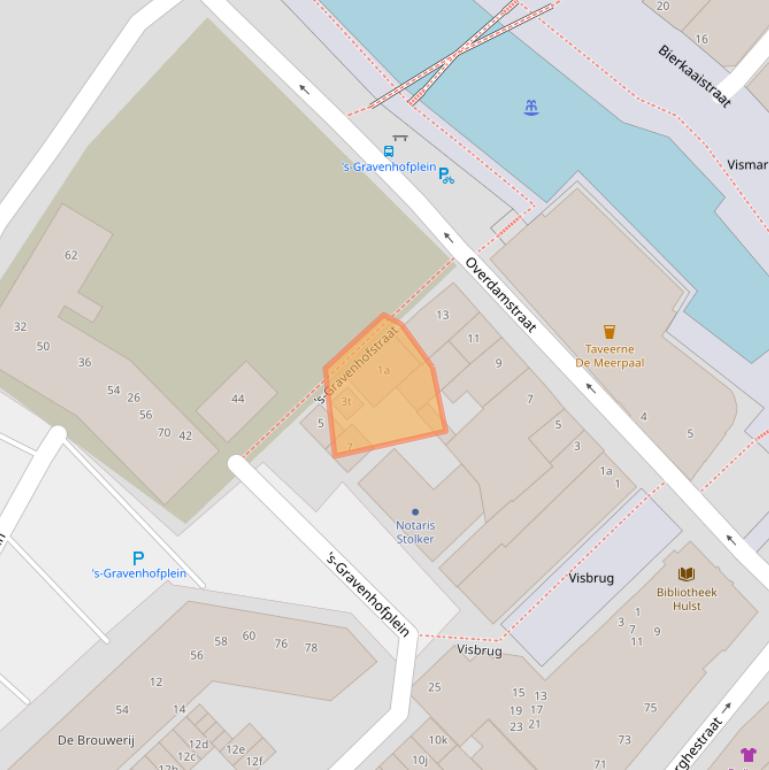 Kaart van postcodegebied 4561AK.