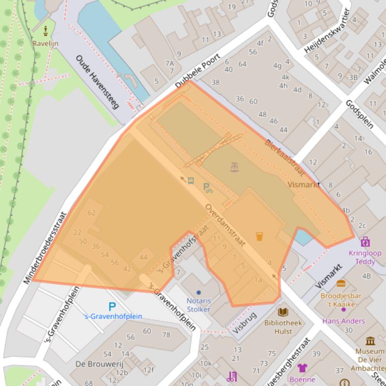 Kaart van postcodegebied 4561AL.