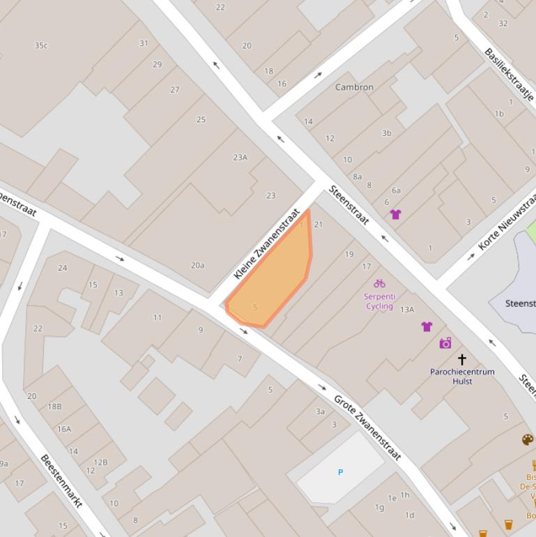 Kaart van postcodegebied 4561AP.