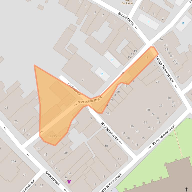 Kaart van postcodegebied 4561AT.