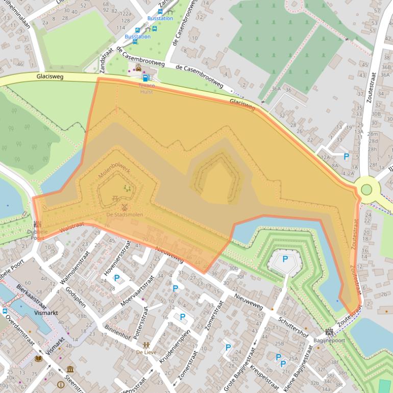 Kaart van postcodegebied 4561BN.