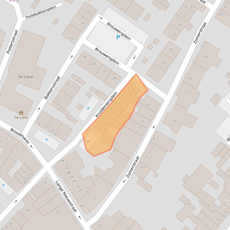 Kaart van postcodegebied 4561CA.