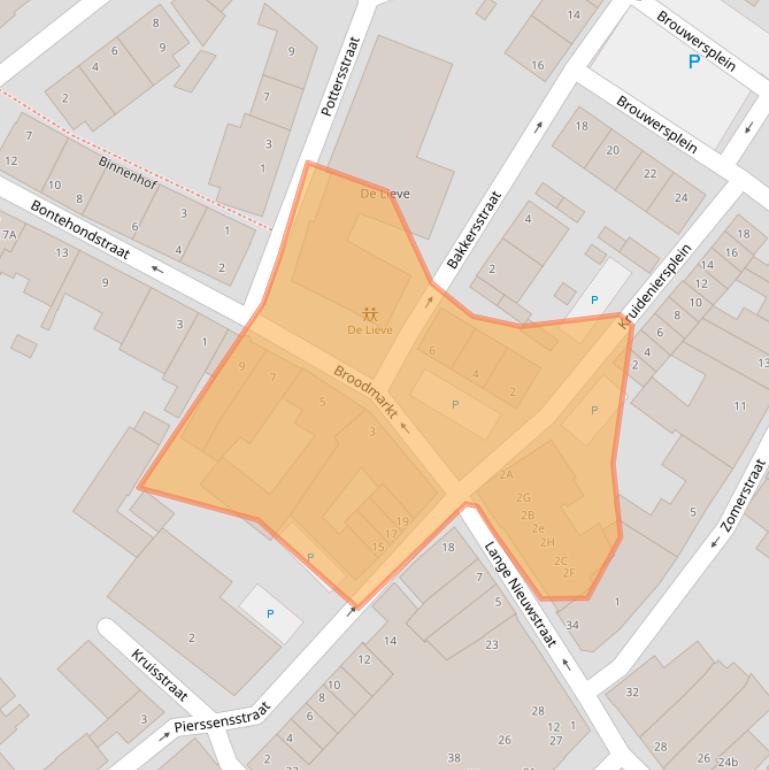 Kaart van postcodegebied 4561CC.