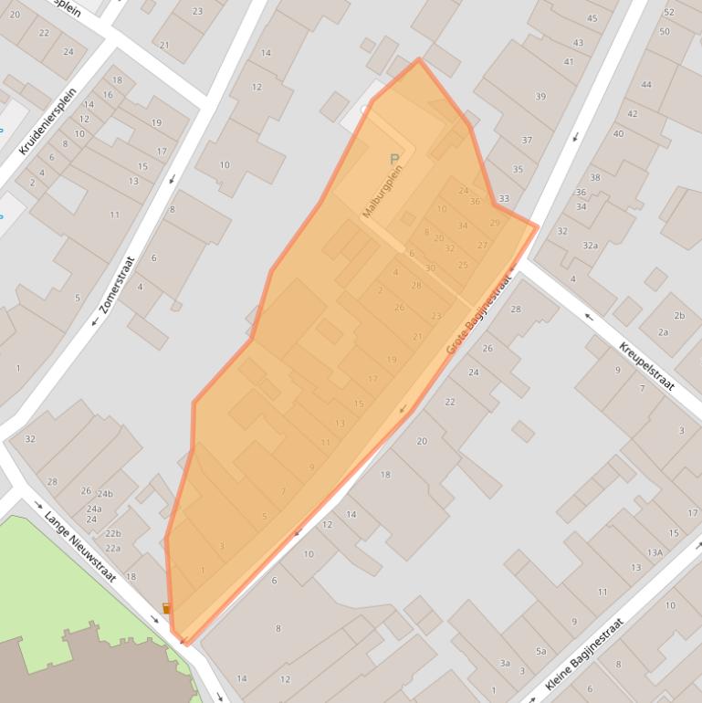 Kaart van postcodegebied 4561CG.