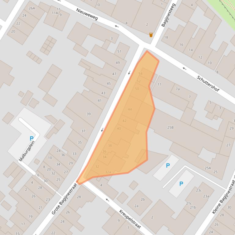 Kaart van postcodegebied 4561CK.