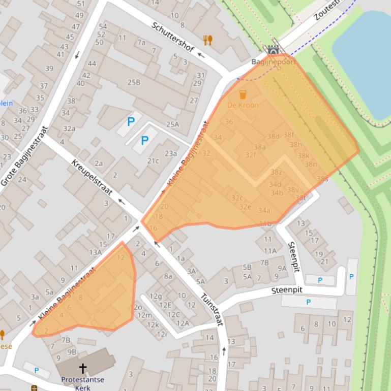 Kaart van postcodegebied 4561CP.