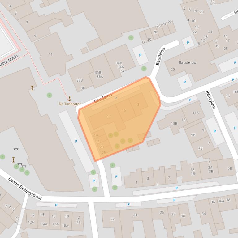 Kaart van postcodegebied 4561ER.