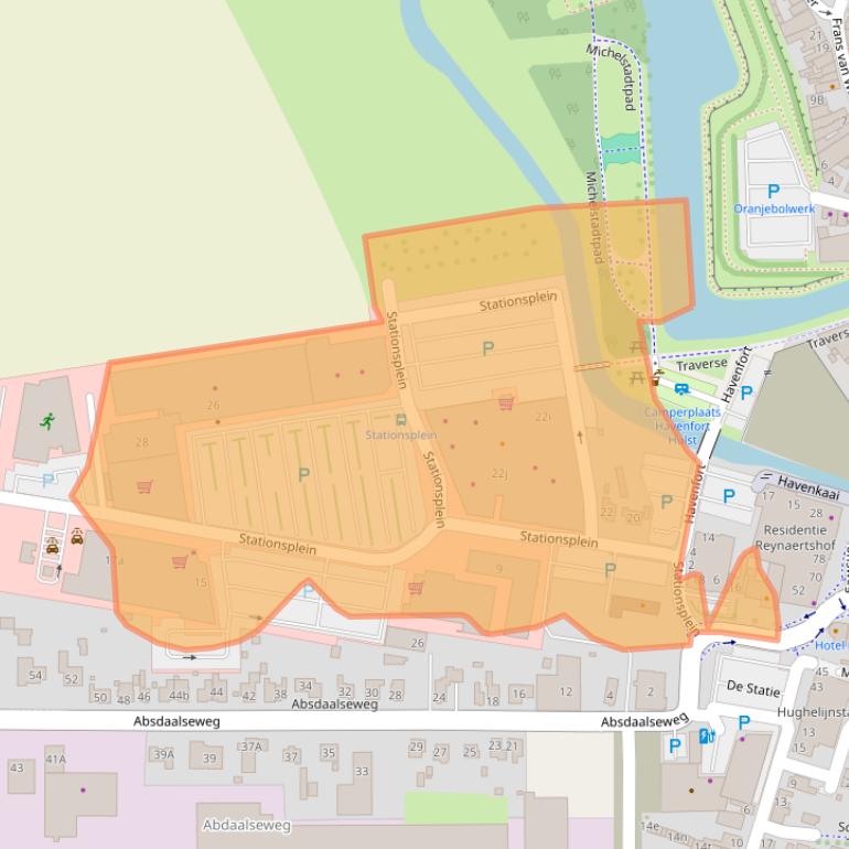 Kaart van postcodegebied 4561GC.