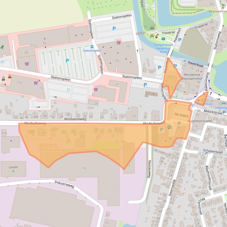 Kaart van postcodegebied 4561GD.