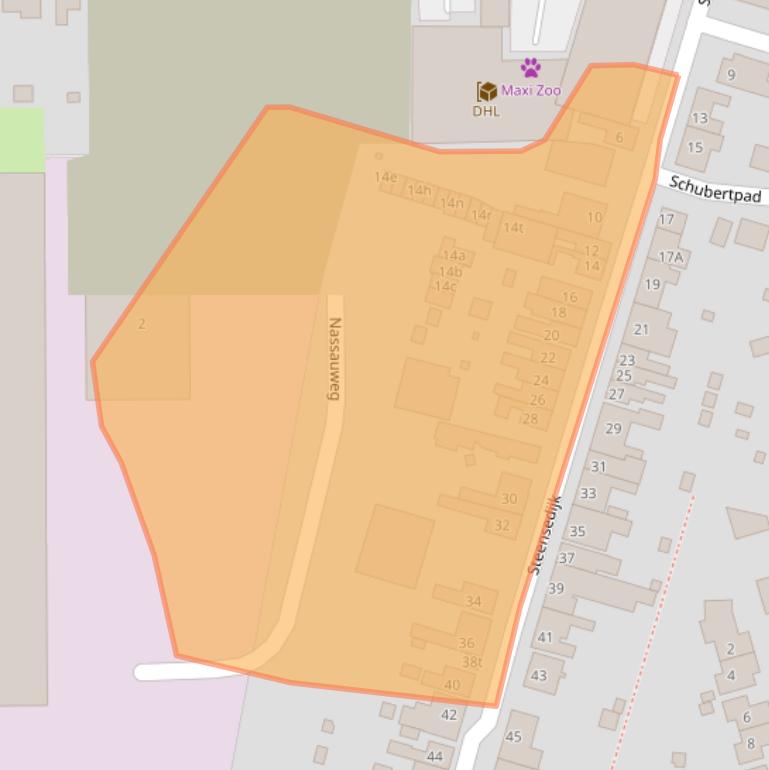 Kaart van postcodegebied 4561GM.