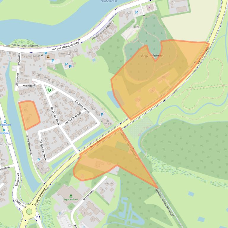 Kaart van postcodegebied 4561GS.