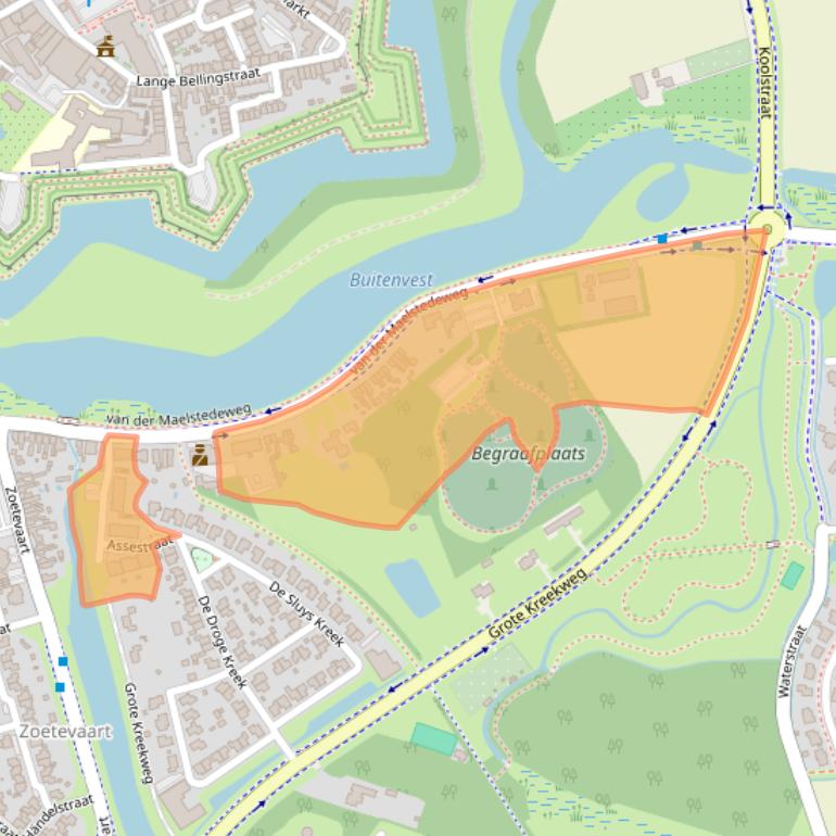 Kaart van postcodegebied 4561GV.