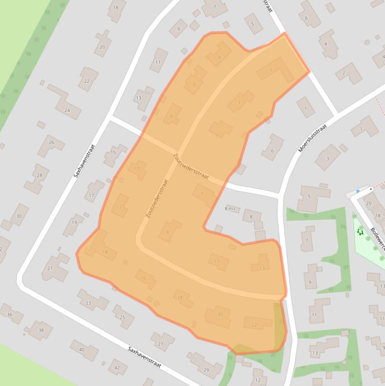 Kaart van postcodegebied 4561HD.