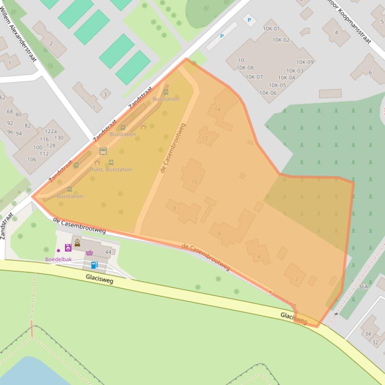 Kaart van postcodegebied 4561HH.