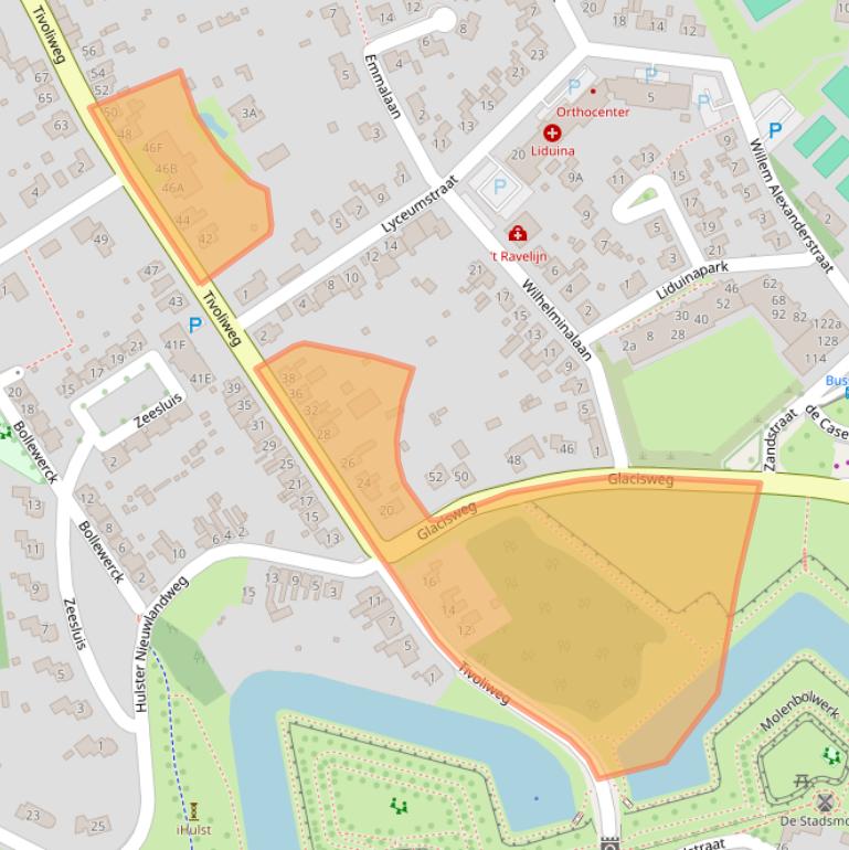 Kaart van postcodegebied 4561HL.