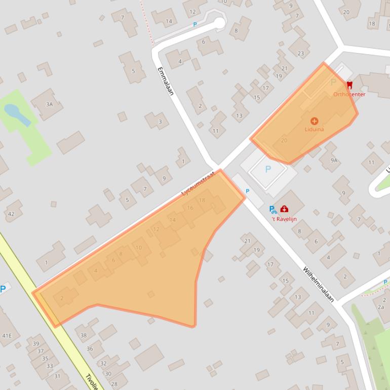 Kaart van postcodegebied 4561HV.