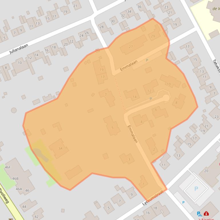 Kaart van postcodegebied 4561HX.