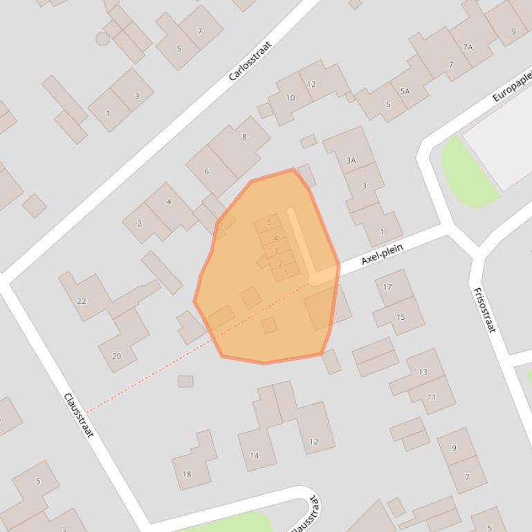 Kaart van postcodegebied 4561JK.