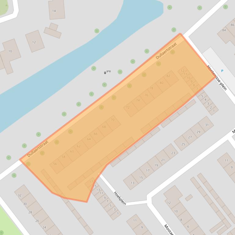 Kaart van postcodegebied 4561KC.