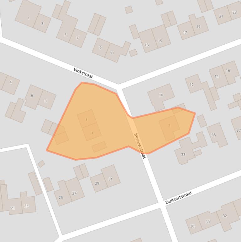 Kaart van postcodegebied 4561KE.