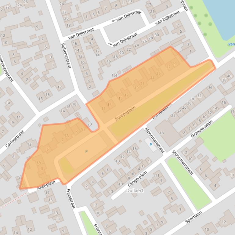 Kaart van postcodegebied 4561KS.