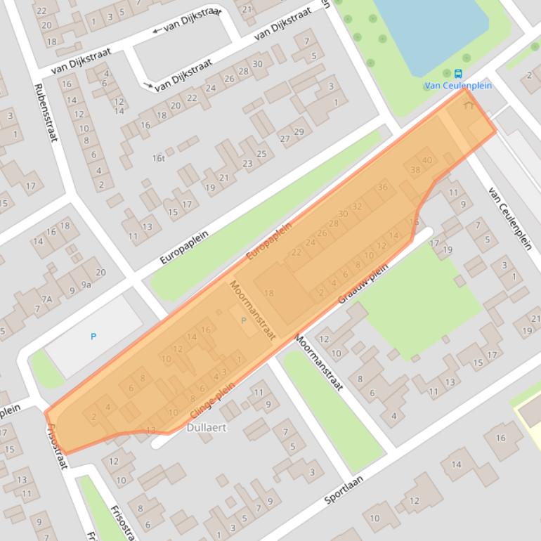 Kaart van postcodegebied 4561KT.