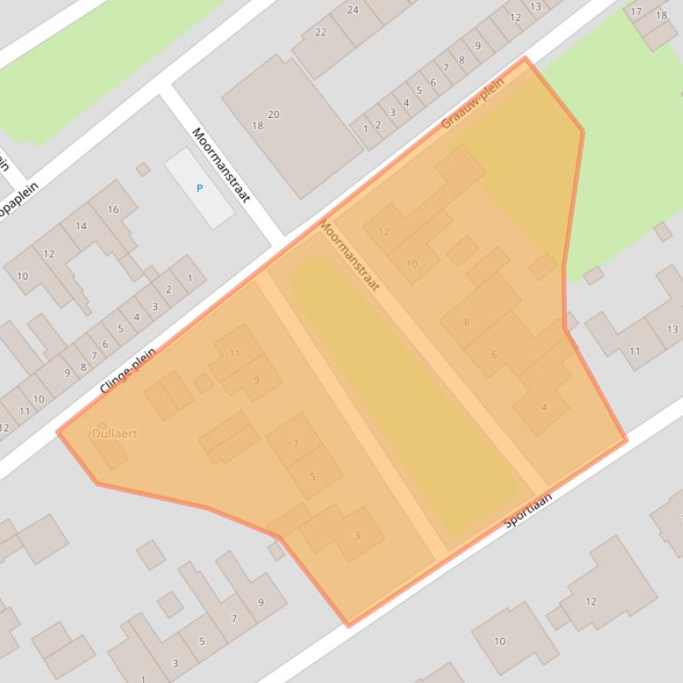 Kaart van postcodegebied 4561KV.