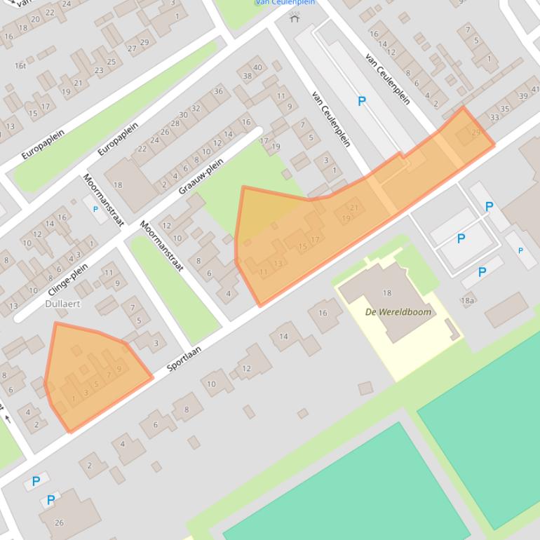 Kaart van postcodegebied 4561KW.