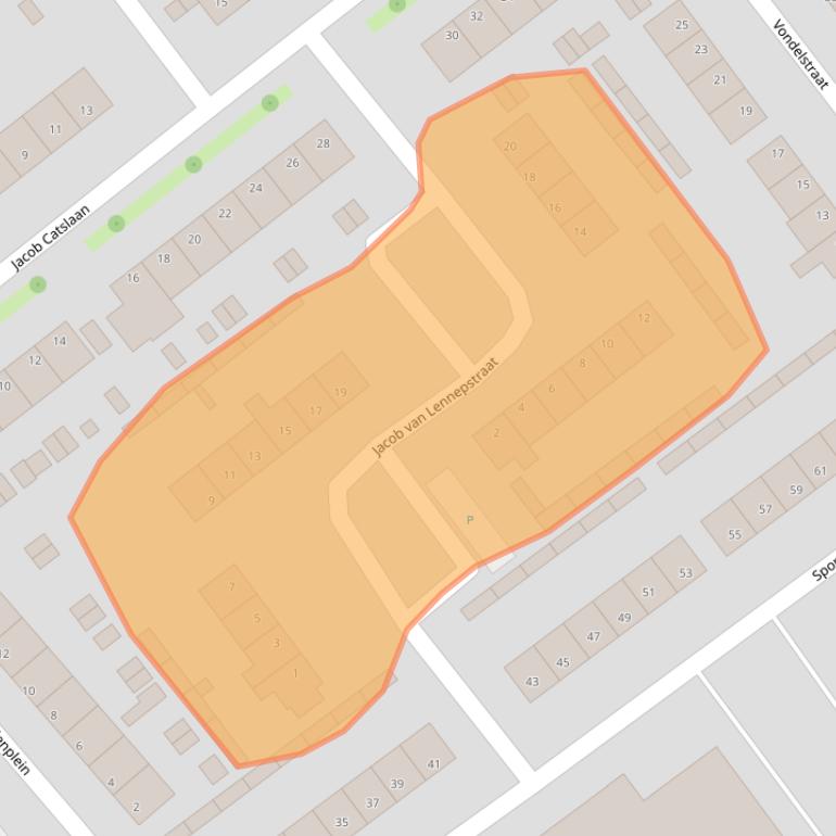 Kaart van postcodegebied 4561LC.