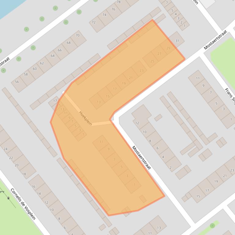 Kaart van postcodegebied 4561LD.