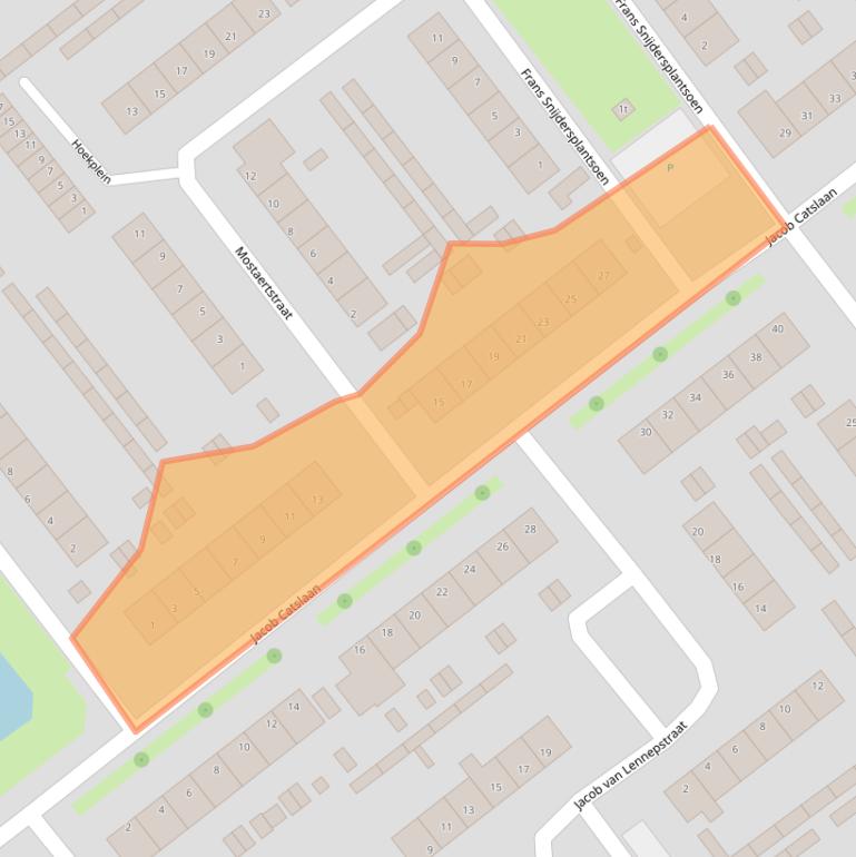 Kaart van postcodegebied 4561LH.