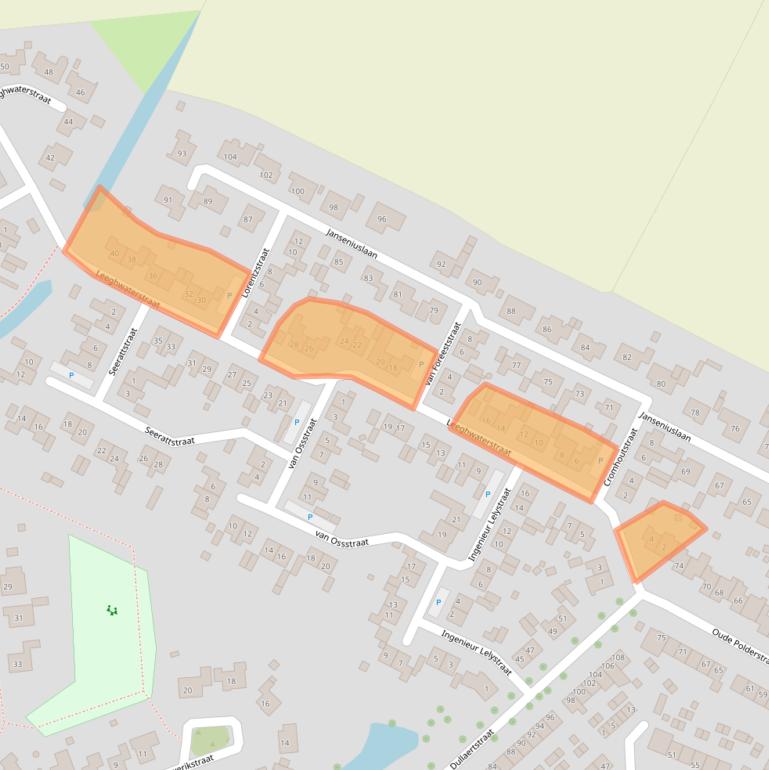 Kaart van postcodegebied 4561MA.