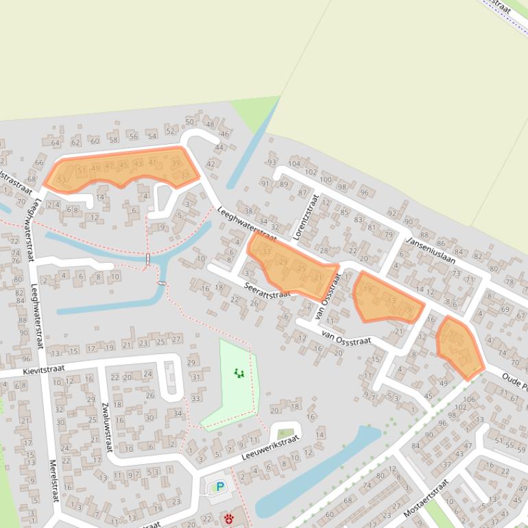 Kaart van postcodegebied 4561MC.